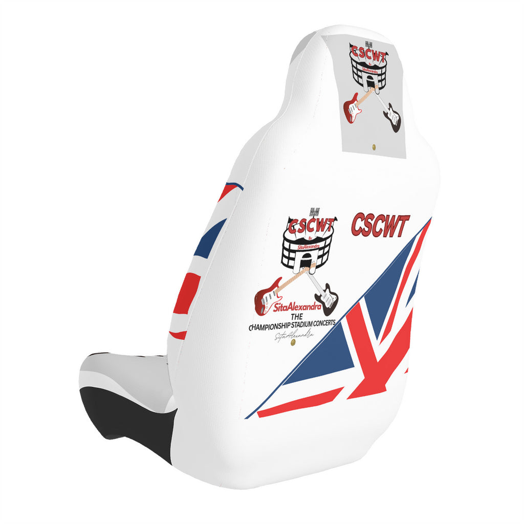 CSCWT Single Car Seat Cover with Back Side Printed - Championship