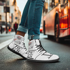 CSCWT x Zuweightz Unisex Barefoot High-Top Sneakers - Championship Concerts Merchandise