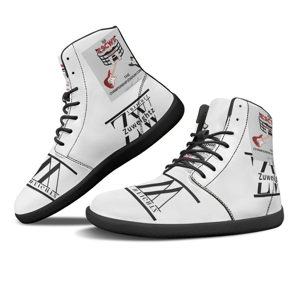 CSCWT x Zuweightz Unisex Barefoot High-Top Sneakers - Championship Concerts Merchandise