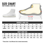 CSCWT x Zuweightz Unisex Barefoot High-Top Sneakers - Championship Concerts Merchandise