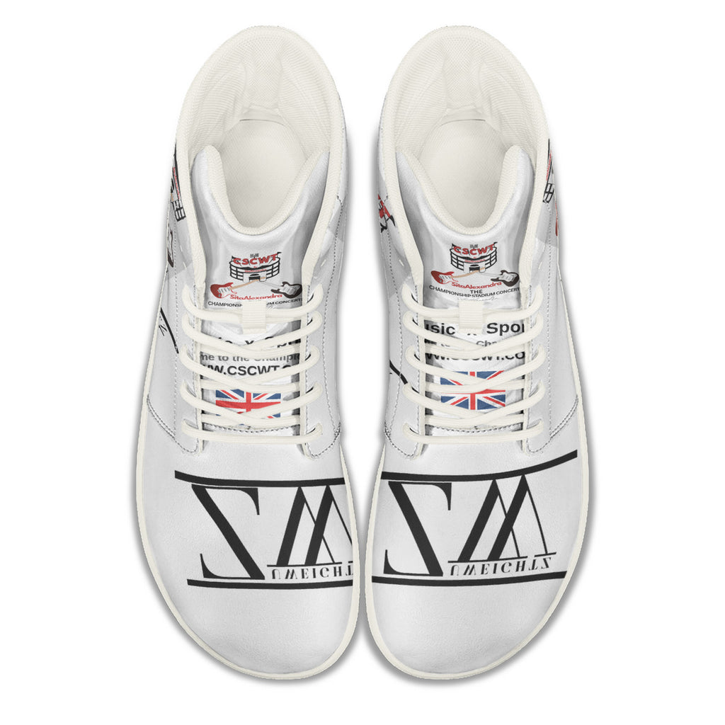 CSCWT x Zuweightz Unisex Barefoot High-Top Sneakers - Championship Concerts Merchandise