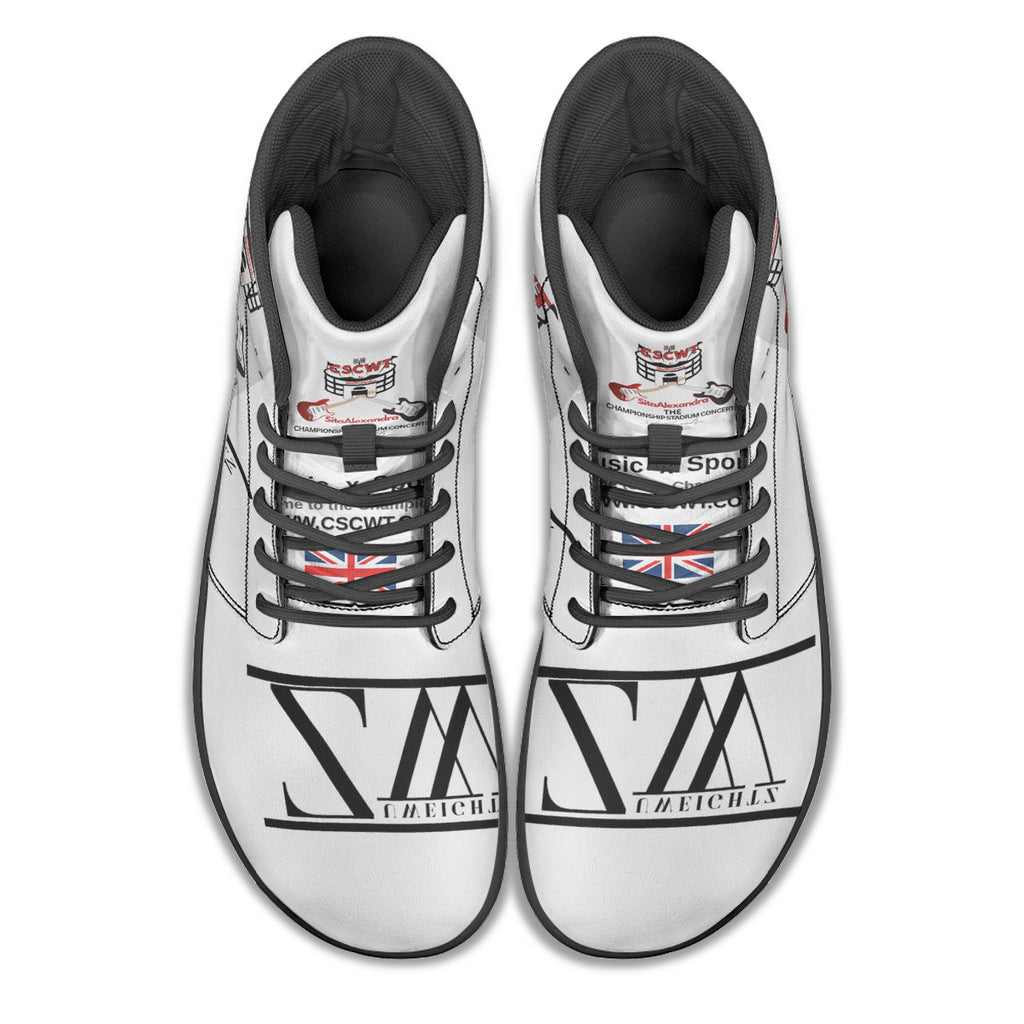CSCWT x Zuweightz Unisex Barefoot High-Top Sneakers - Championship Concerts Merchandise