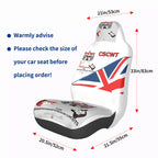 CSCWT Single Car Seat Cover with Back Side Printed - Championship