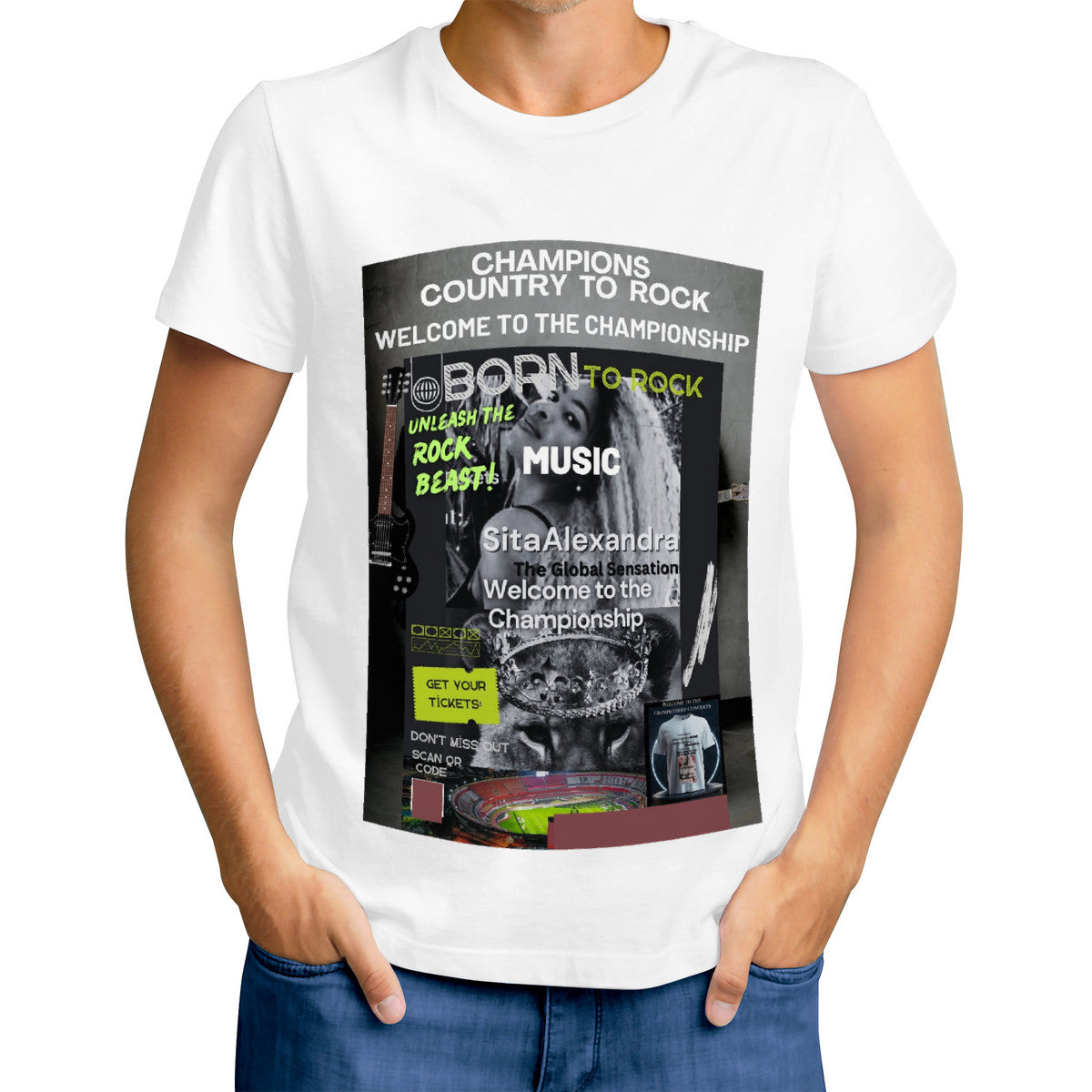 Rock Concert Men's All Over Print T-Shirt