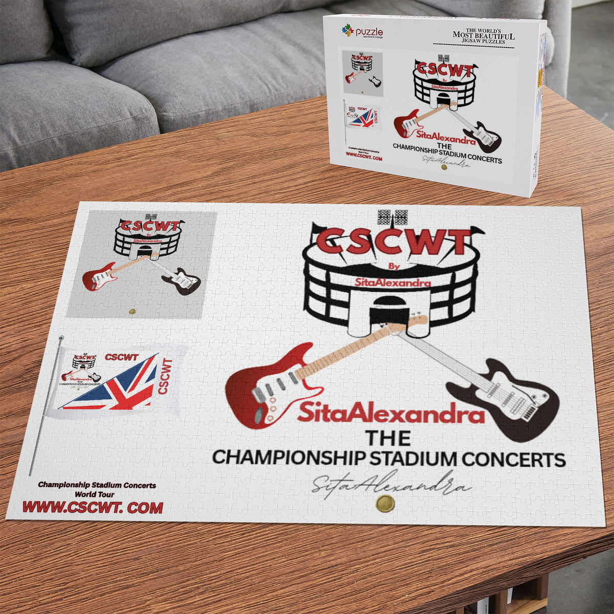 CSCWT Chipboard Jigsaw Puzzle (1000-Piece) - Championship Concerts Games