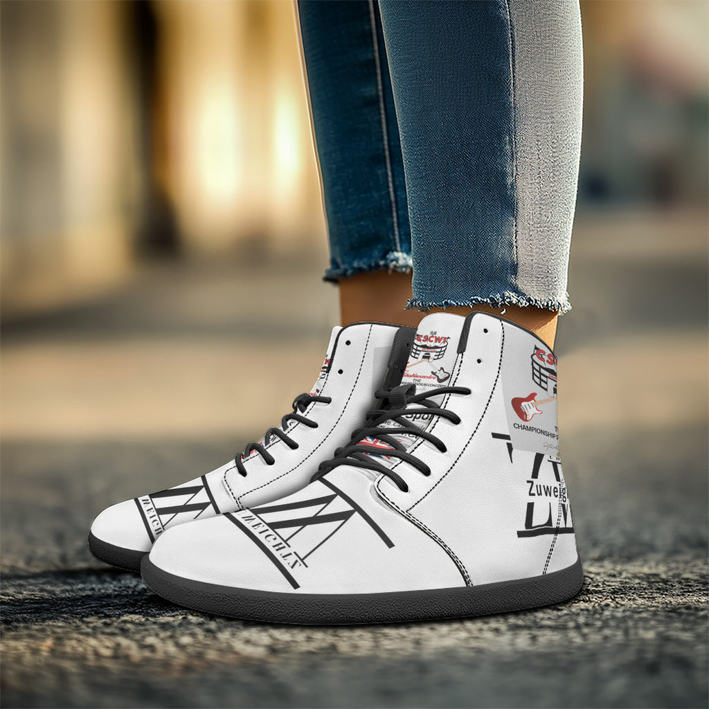 CSCWT x Zuweightz Unisex Barefoot High-Top Sneakers - Championship Concerts Merchandise