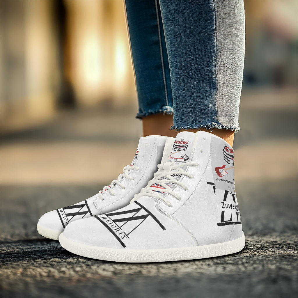 CSCWT x Zuweightz Unisex Barefoot High-Top Sneakers - Championship Concerts Merchandise