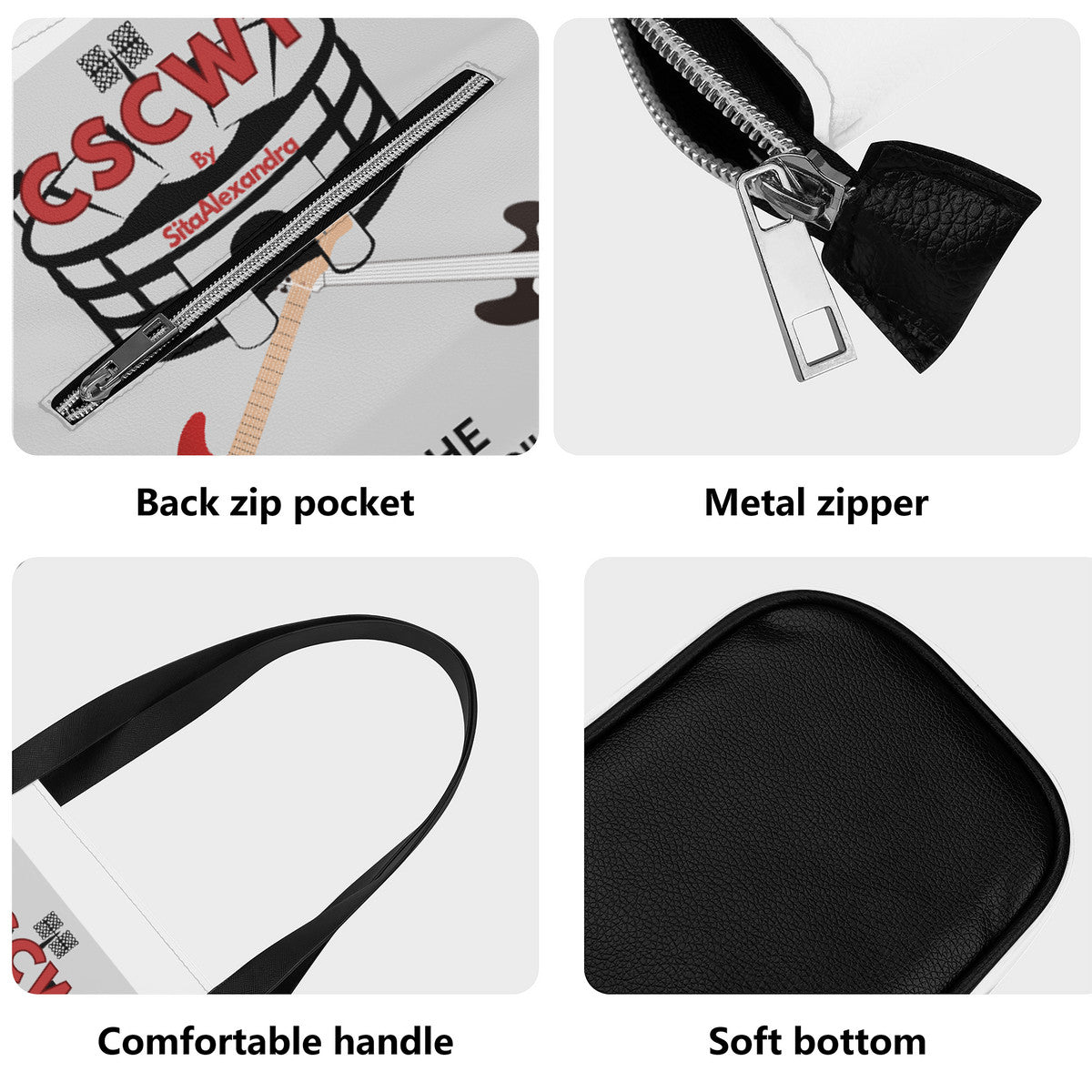 CSCWT Women's PU Leather Handbag